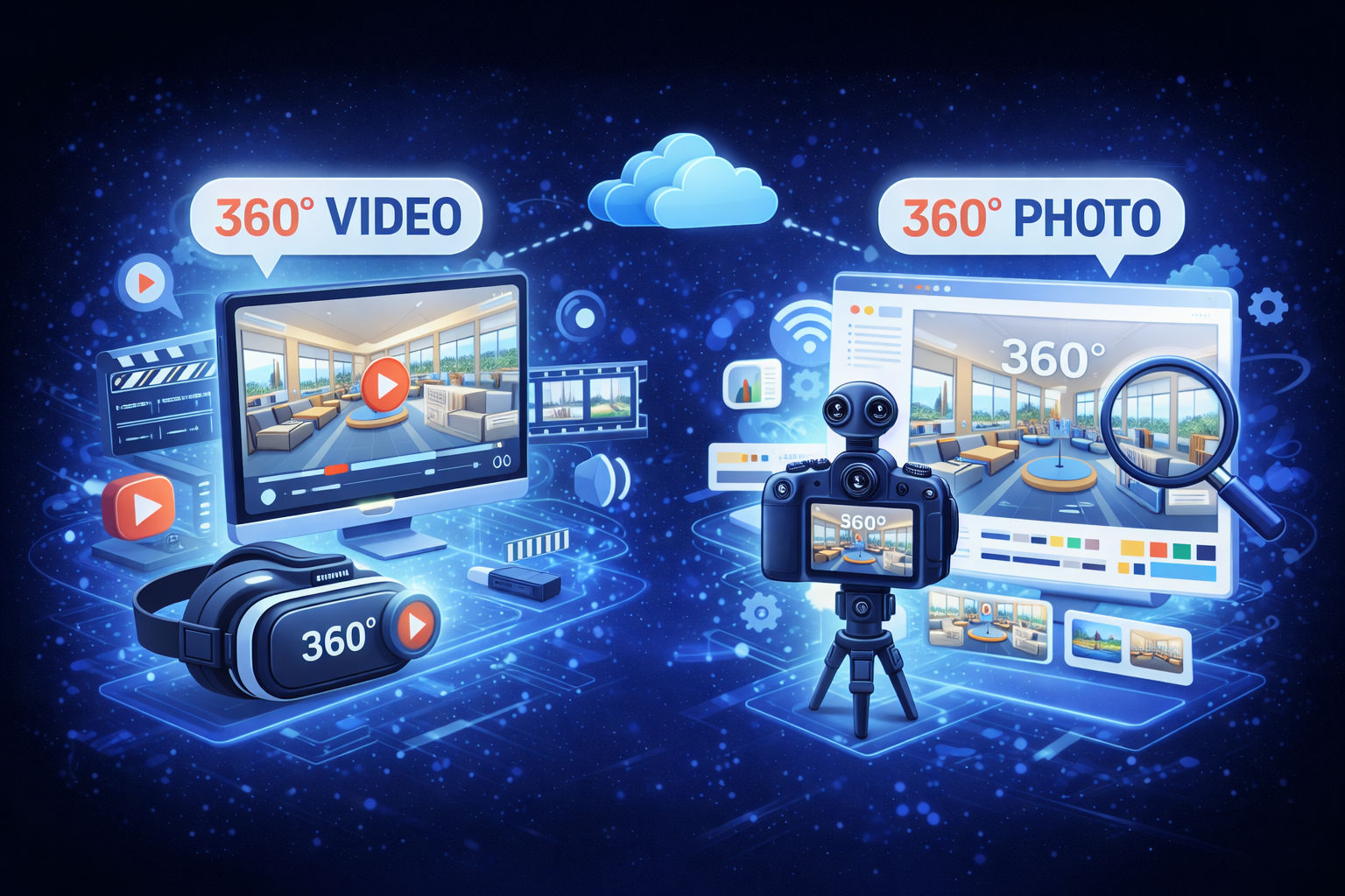 تور ویدئویی ۳۶۰ درجه چه تفاوتی با تور تصویری دارد؟