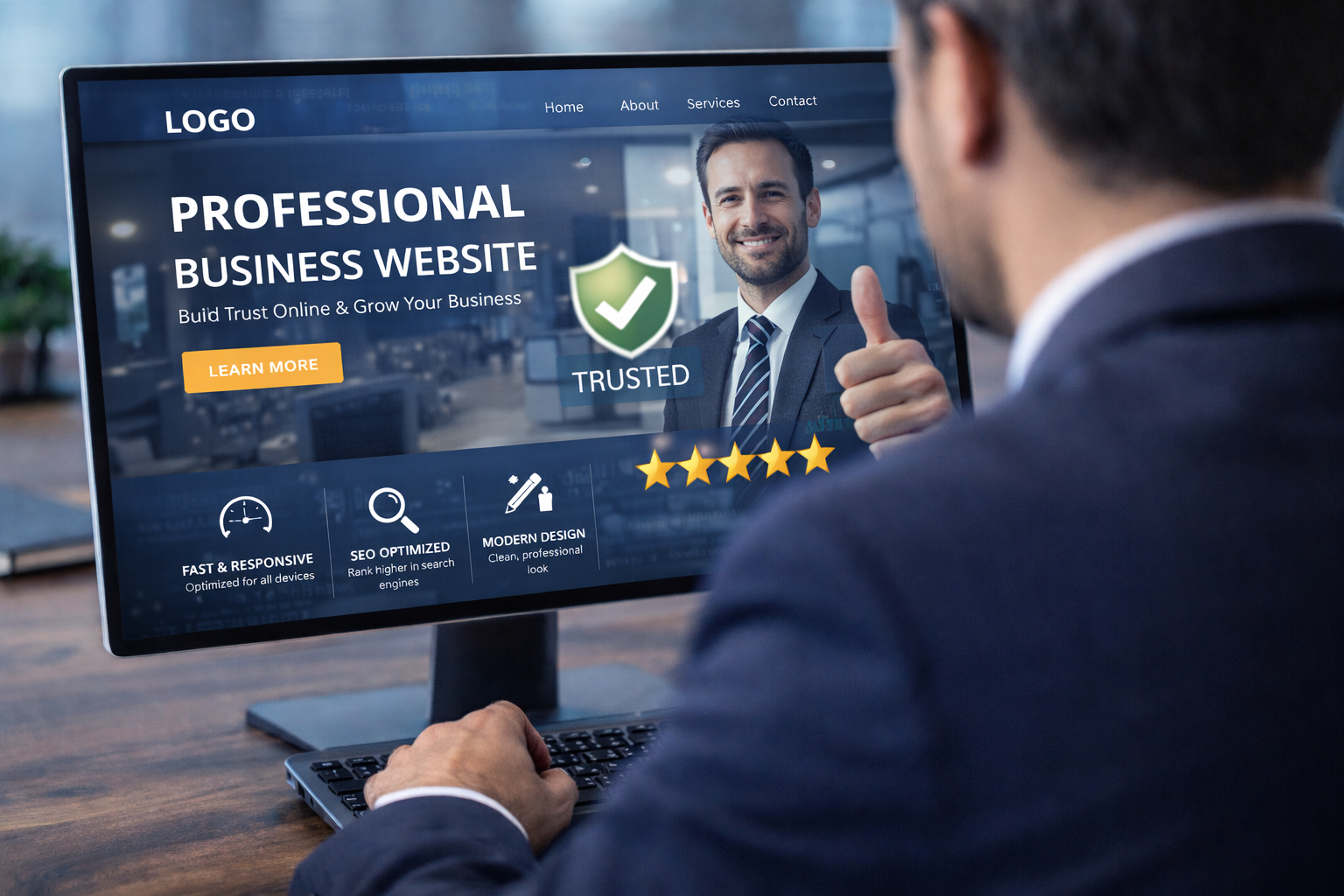 اهمیت طراحی وب‌سایت حرفه‌ای در اعتمادسازی مشتریان